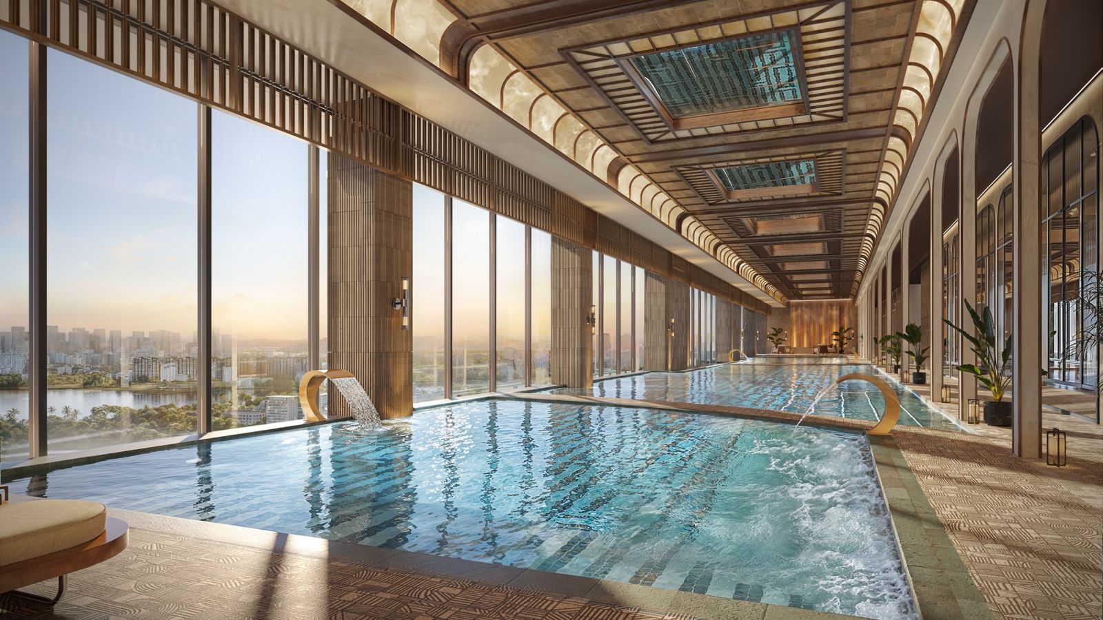 tiện ích bể bơi Rivea Hà Nội